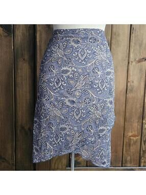 y2k vintage micro mesh tulip midi skirt small whimsigoth paisley fall